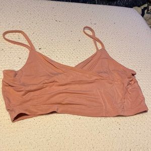Shein small pink camisole crop top